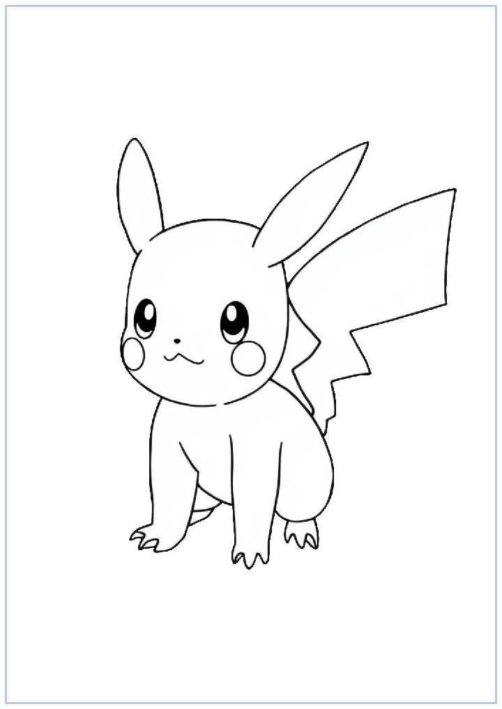 Adult Pokemon Coloring Pages