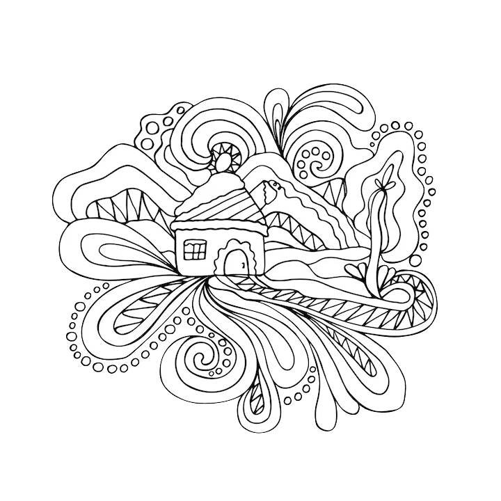 Adult Winter Coloring Pages Adult Winter Coloring Pages Coloring Page
