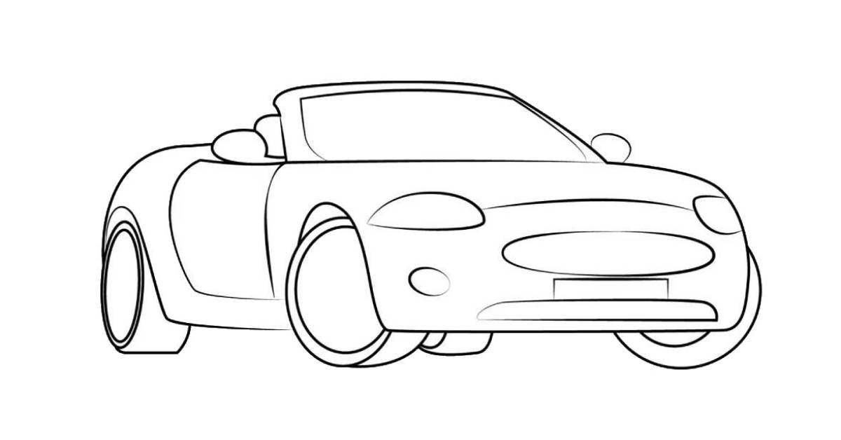 Automobile Coloring Pages Free