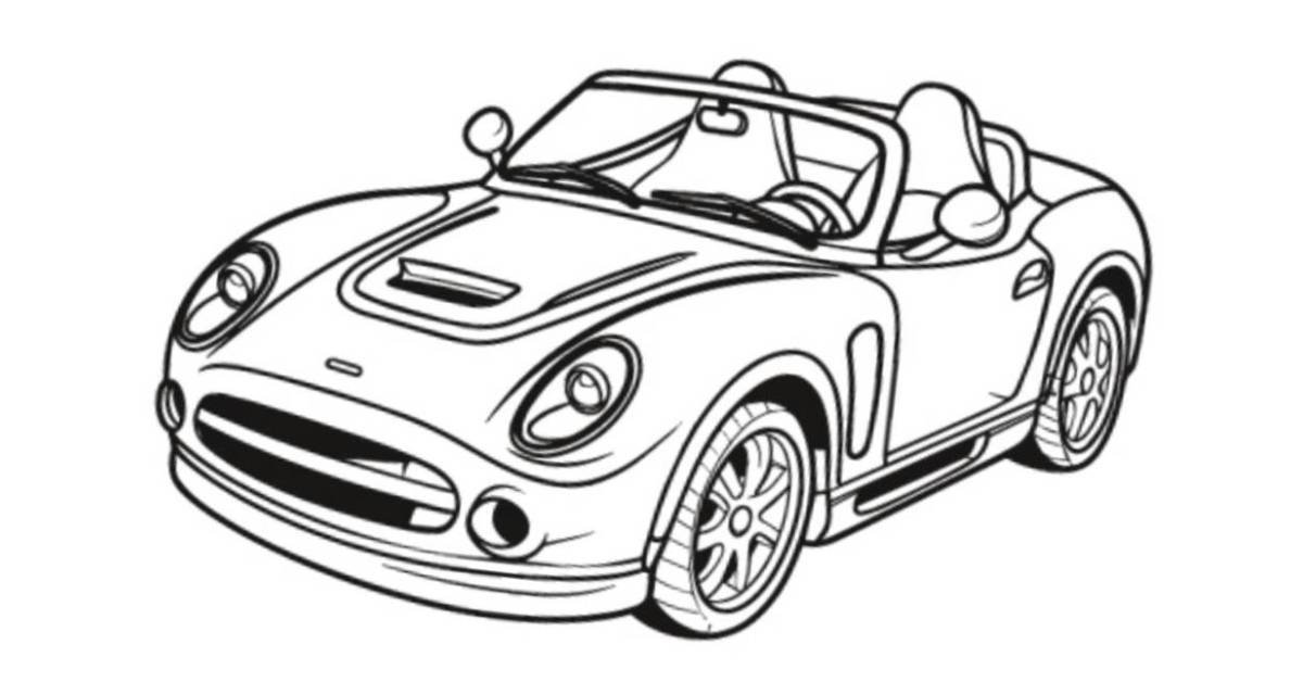 Automobile Coloring Pages Printable