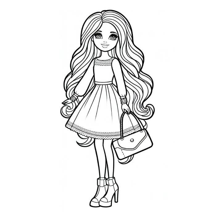 Barbie Color Sheet