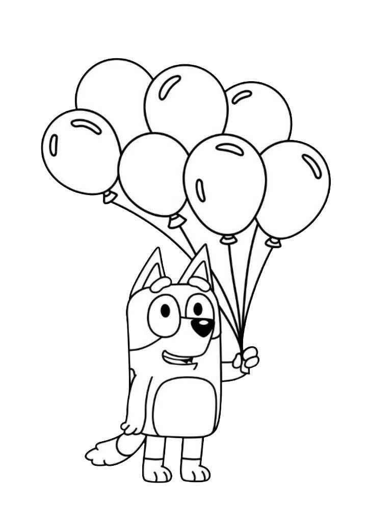 Best Collection Of Bluey Coloring Pages