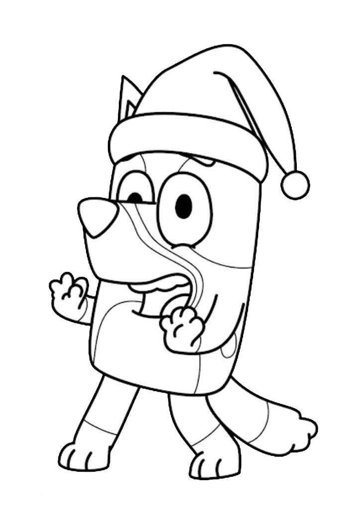 Bluey Fun Coloring Page For Creativity