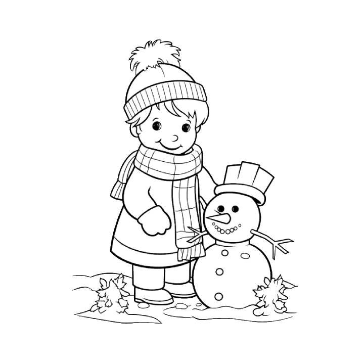 Color Sheets For Winter Color Sheets For Winter Coloring Page
