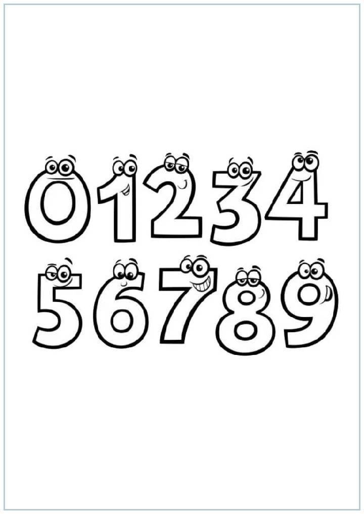Number Coloring Pages (Free Printable Sheets) Xcoloring Number Coloring Pages (Free Printable Sheets) Xcoloring