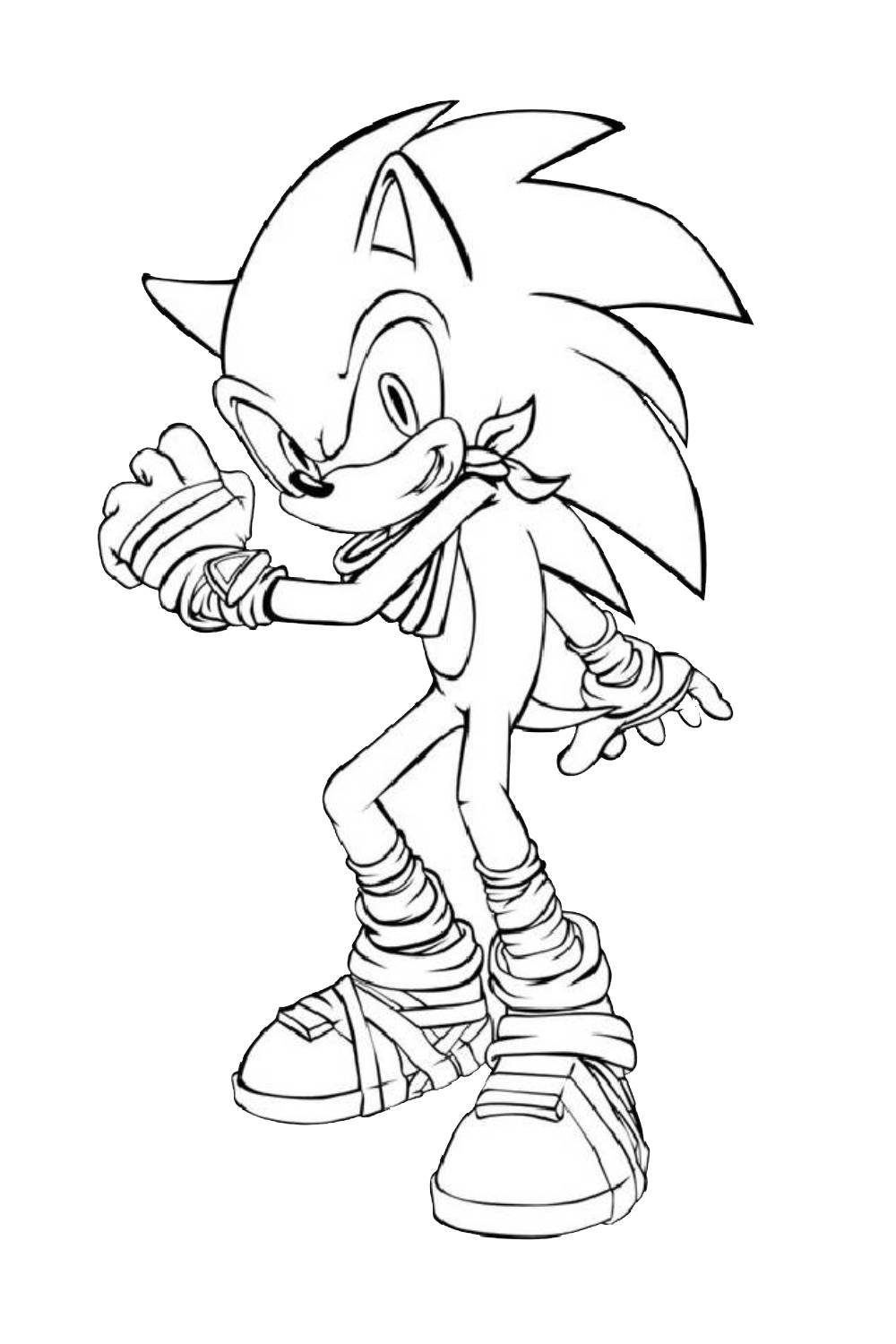Coloring Pages Super Sonic image