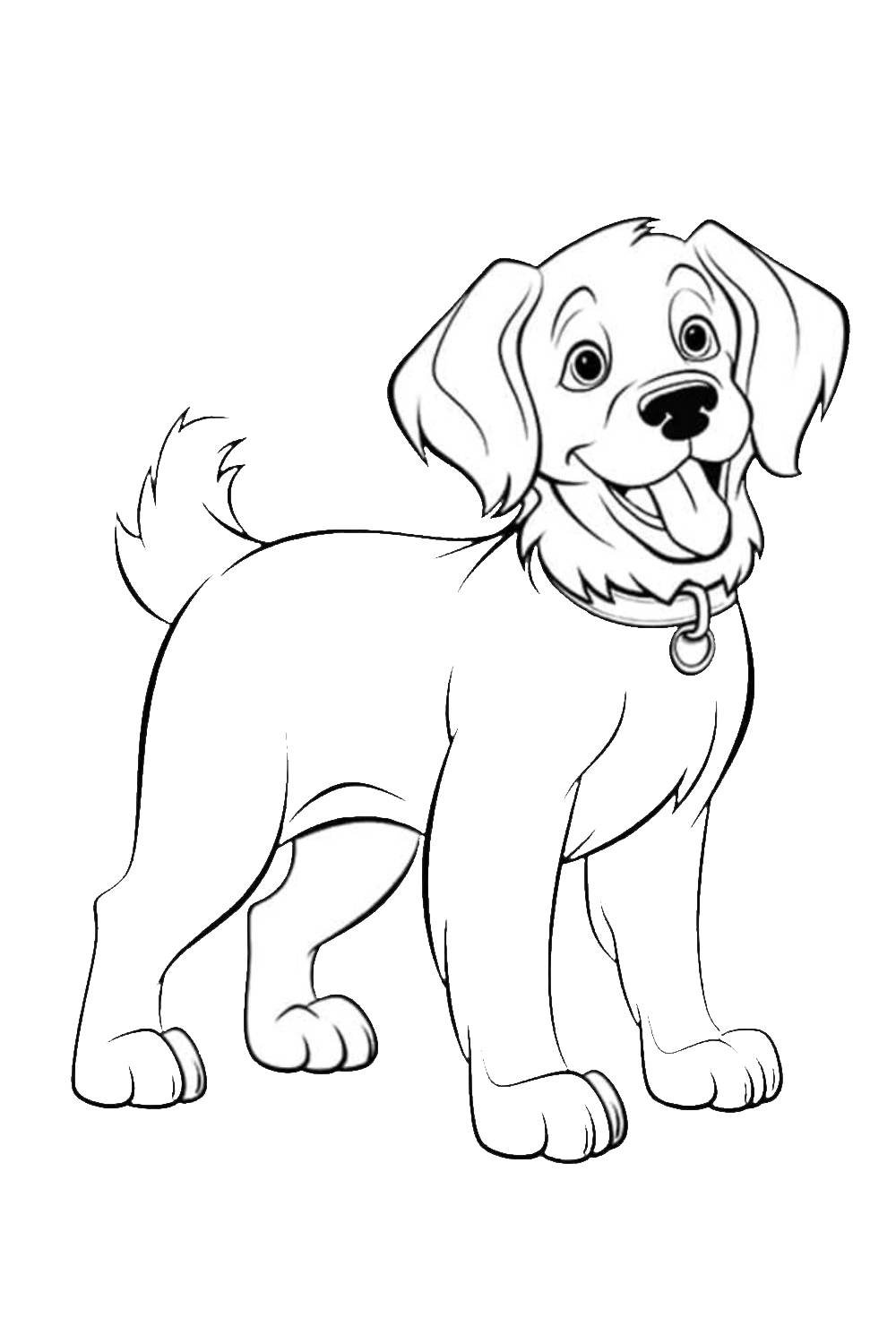 Dog Coloring Pages For Adults - Free Printable Sheets