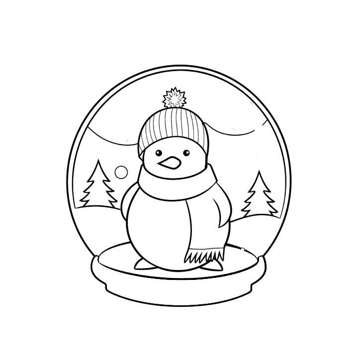 Free Coloring Pages Winter Free Coloring Pages Winter Coloring Page