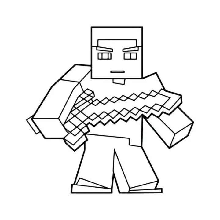 Free Minecraft Coloring Sheets