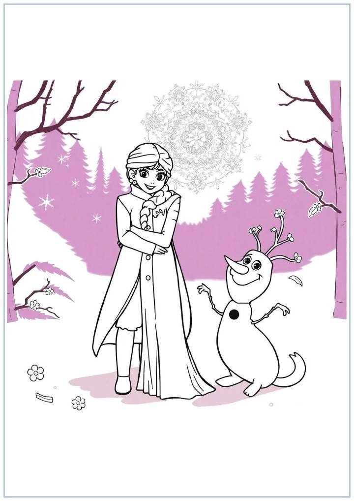 Frozen 2 Coloring Pages