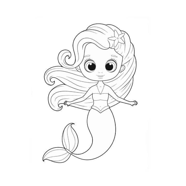Mermaid Coloring Pages Printable