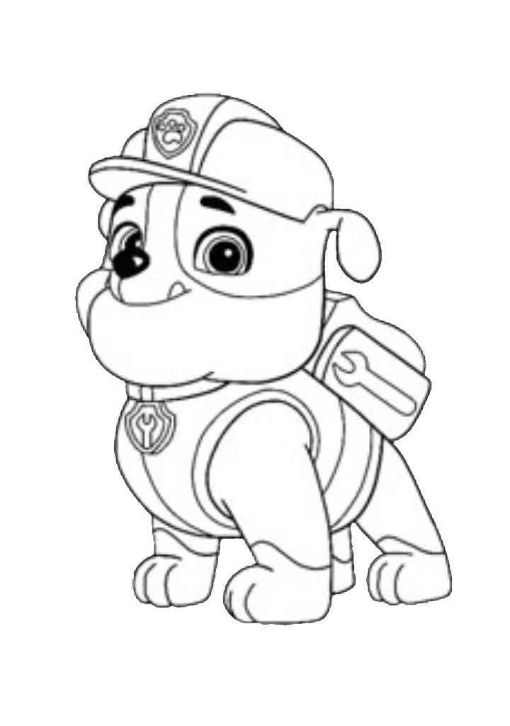 Paw Patrol Pup Coloring Pages