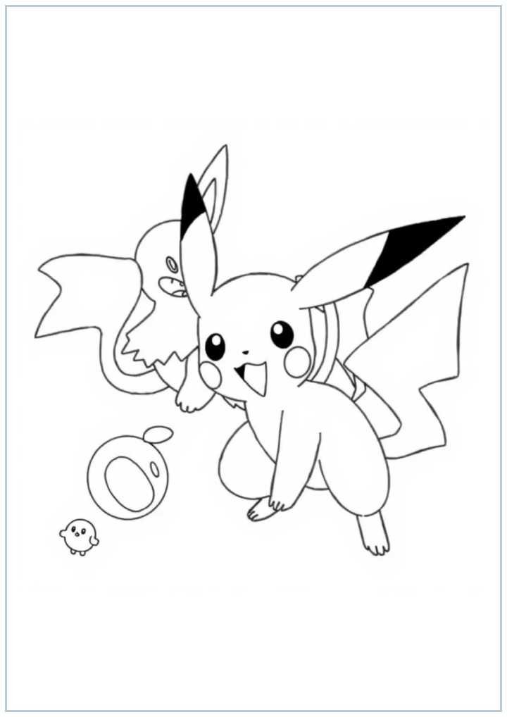 Pokemon Adult Coloring Pages Coloring Page