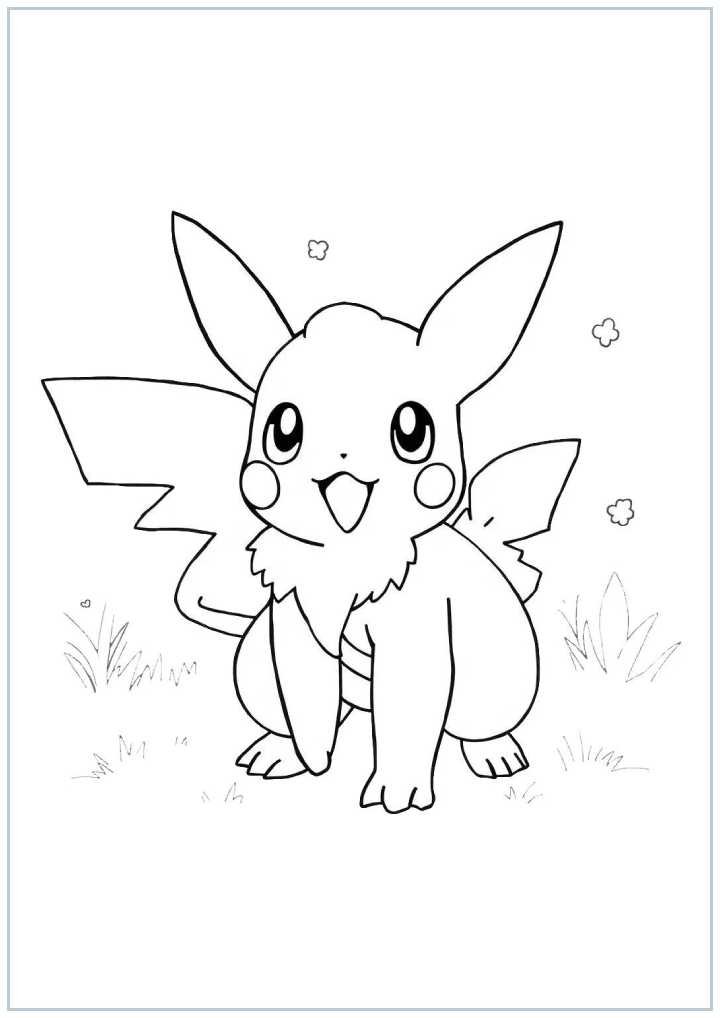 Pokemon Characters Coloring Pages Coloring Page