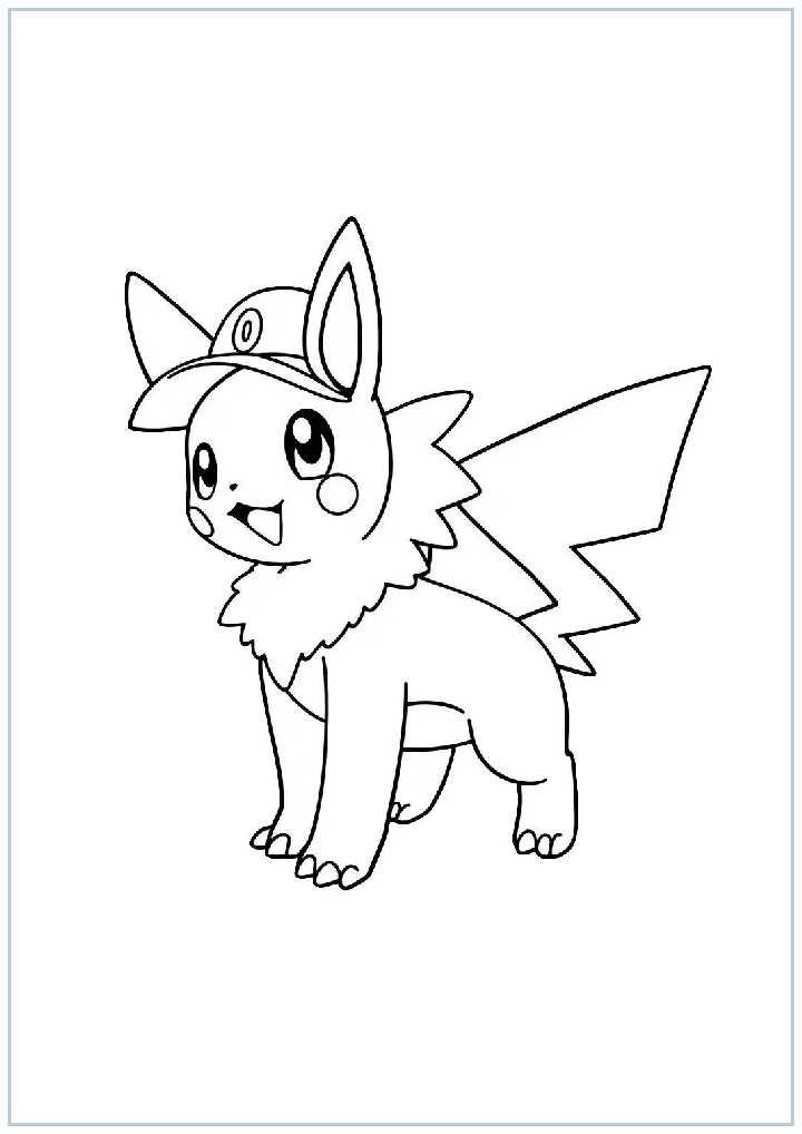 Pokemon For Kids Coloring Sheets Coloring Page