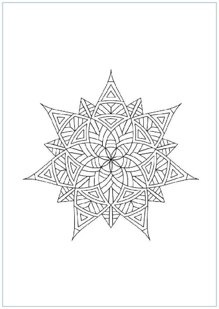 Printable Mandala Coloring Pages