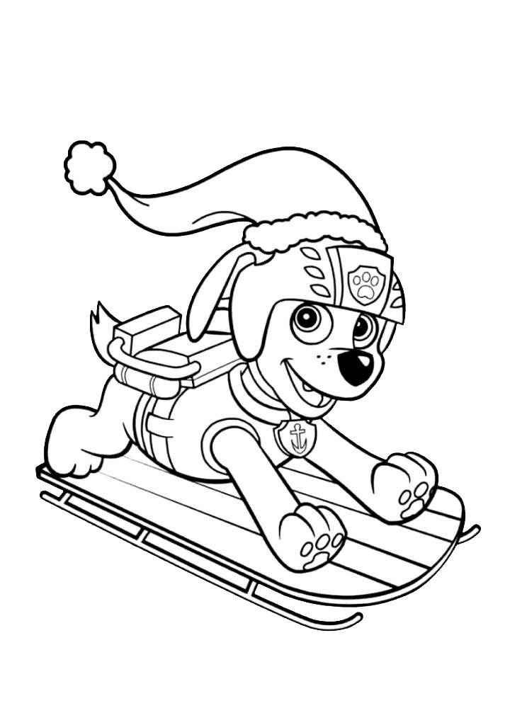 Pups In Action Coloring Pages