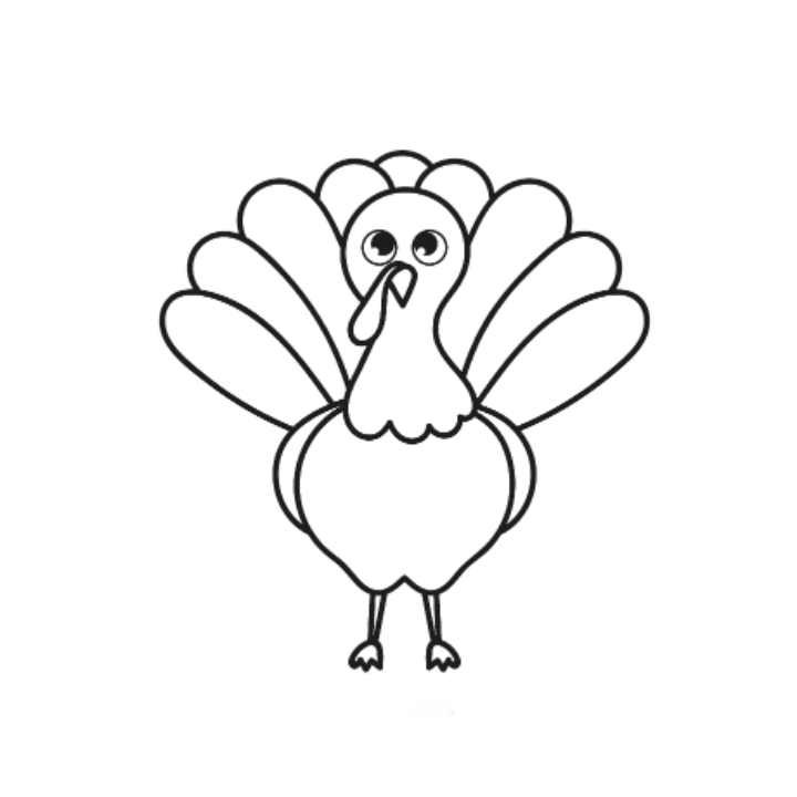Turkey Coloring Sheets