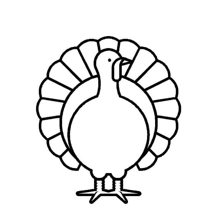 Turkey Pictures To Color