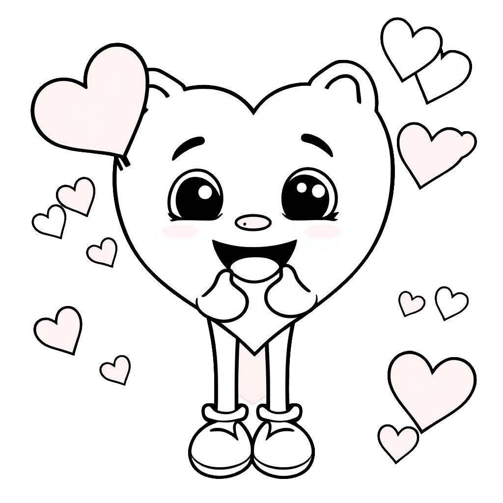 Valentine’s Day Coloring Sheets