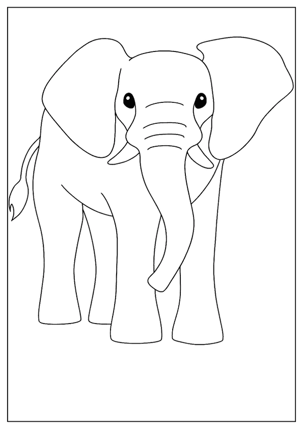 Adorable Simple Elephant Fun