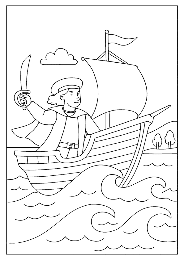 Adventurer On Ocean Waves