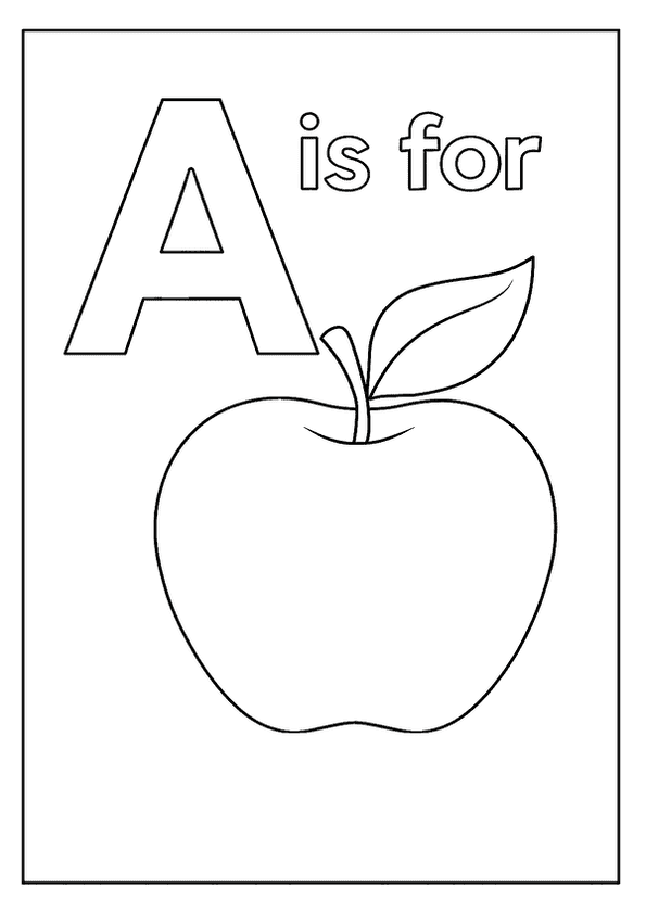 Amazing A Letter Coloring