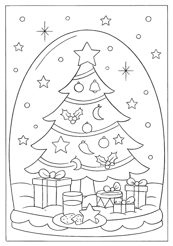 Animals Near Holiday Tree