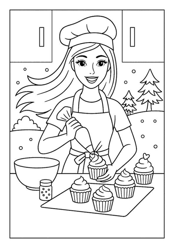 Barbie Bakes Cupcake Treats