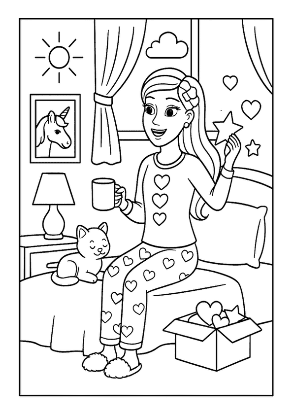 Barbie Cozy Pajama Morning