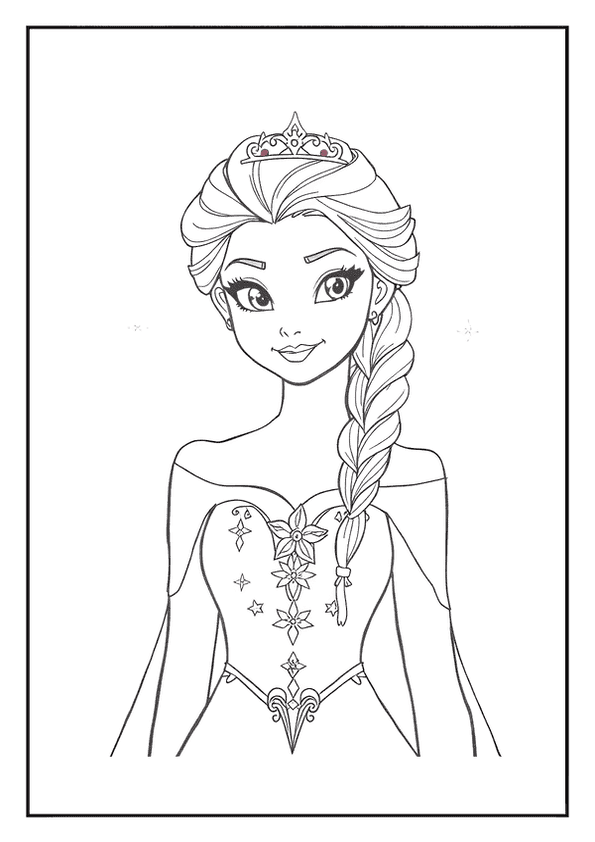 Beautiful Elsa Portrait Page