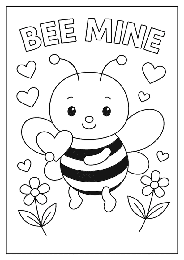 Bee Mine Valentine Page