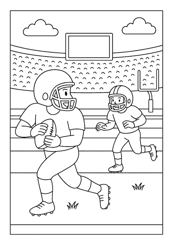 Big Game Stadium Scene