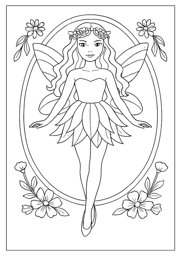 Blossom Fairy Printable Sheet