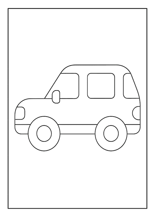 Boxy Family Car Sketch