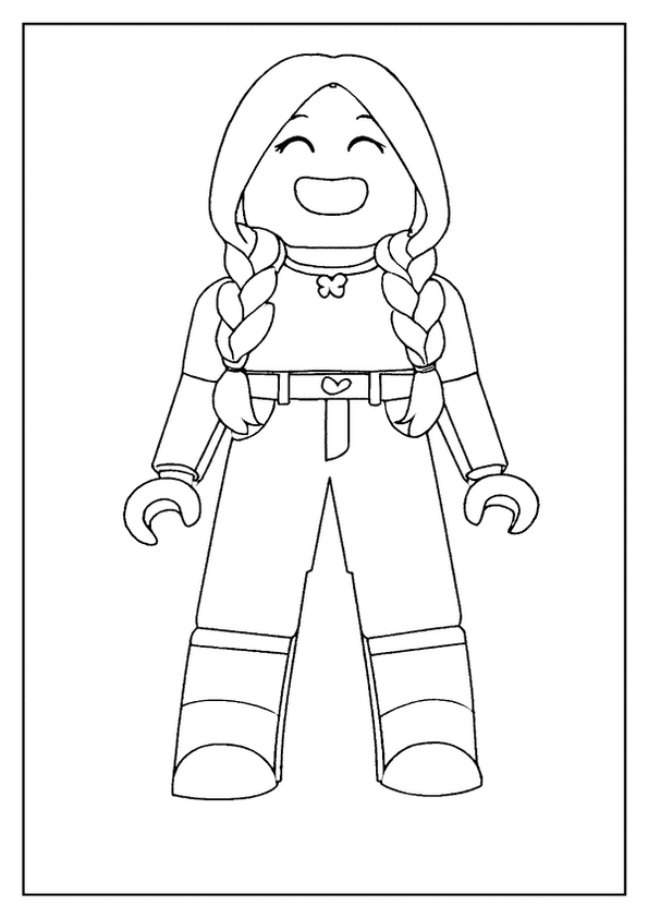 Braided Hair Roblox Art