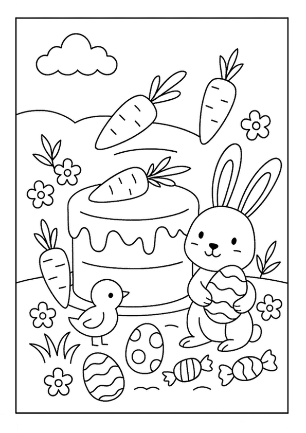 Carrot Cake And Candies