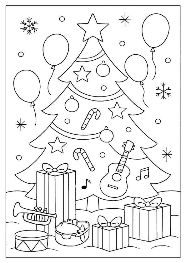 Celebratory Presents Balloon Tree