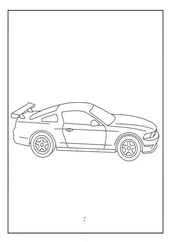 Classic American Muscle Sketch
