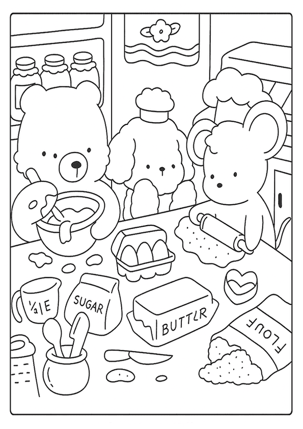 Cozy Friends Bake Together