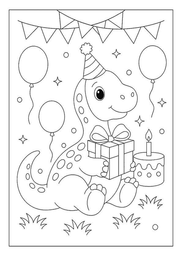 Cuddly Dinosaur Birthday Party