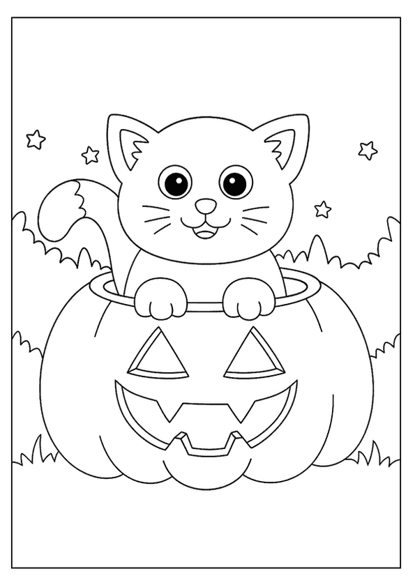 Cute Kitty Pumpkin Pal
