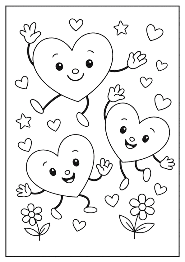 Dancing Hearts With Smiles