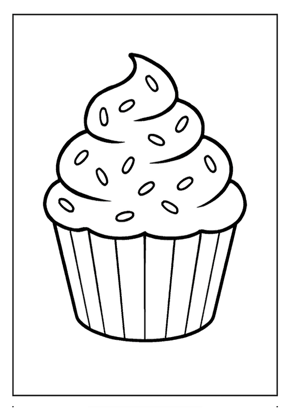 Easy Cupcake With Sprinkles