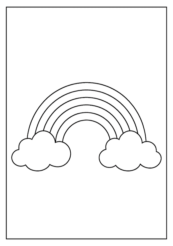 Easy Rainbow With Clouds