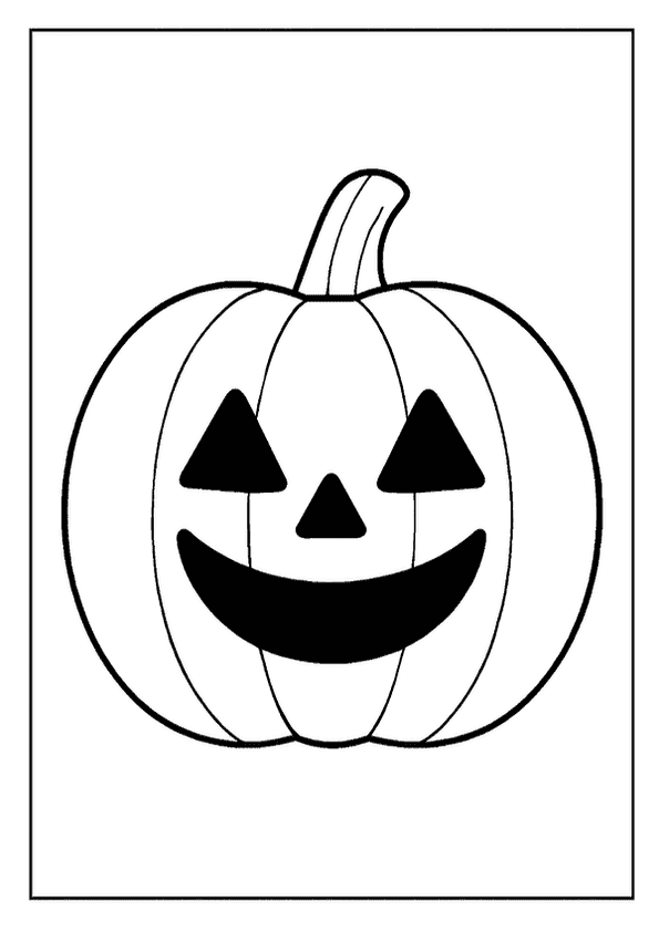 Easy Smiling Pumpkin Face