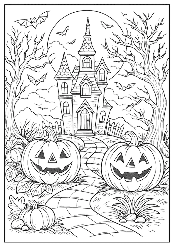Eerie Haunted House Night