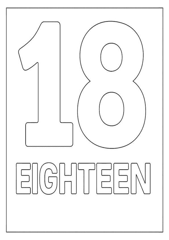 Eighteen Number Art Fun
