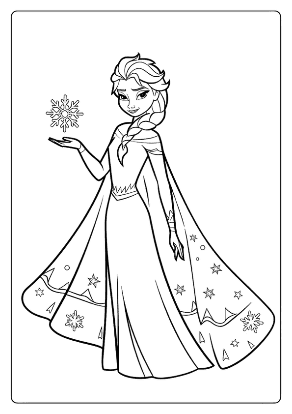 Elegant Elsa Magic Scene