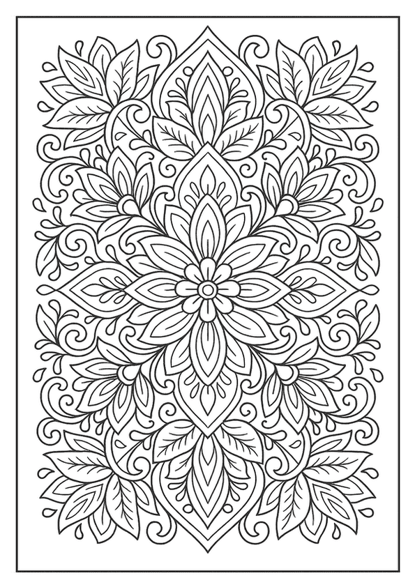 Elegant Mandala Floral Design